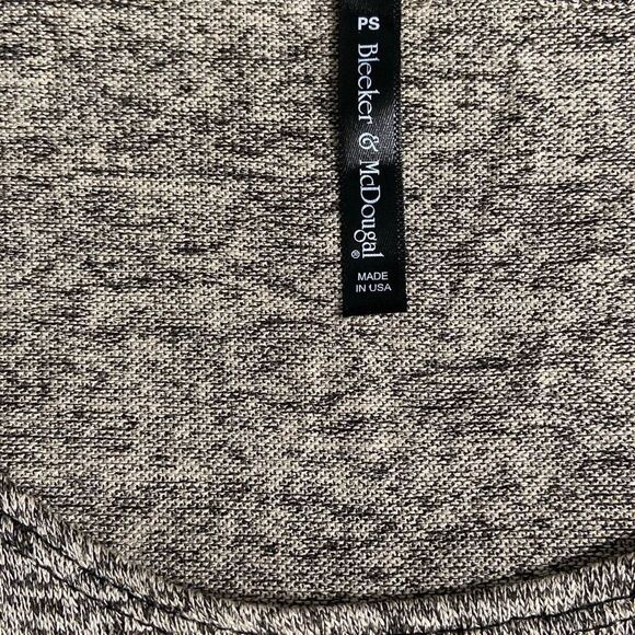 Bleeker & McDougal Brown Heathered Beaded 3/4 Sleeve Lightweight Sweater Size PS - Picture 6 of 7